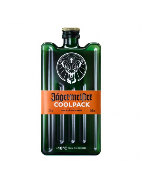 Digestive liquour Jagermeister Coolpack, 35% alc., 0.35L, Germany