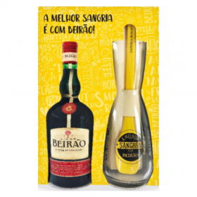 Liqueur Licor Beirao + Sangria Jar + Bar Spoon, 22% alc., 0.7L, Portugal