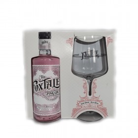 Gin The Foxtale Pink + Pahar, 37.5% alc., 0.7L, Portugalia