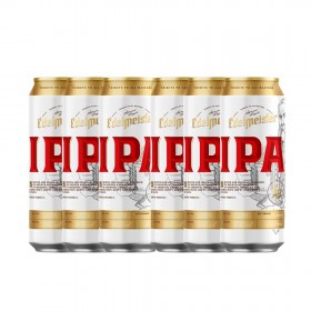 Six pack blonde beer Edelmeister IPA, 4.7% alc., 0.5L, Poland