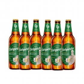 Six pack blonde filtered beer Edelmeister, 4.5% alc., 0.66L, Poland