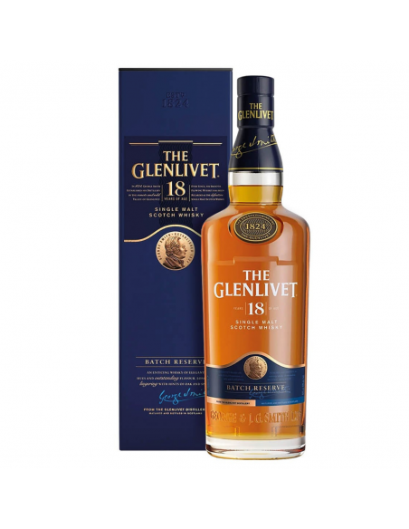 Whisky The Glenlivet 18 ani, 0.7L, 40% alc., Scotia