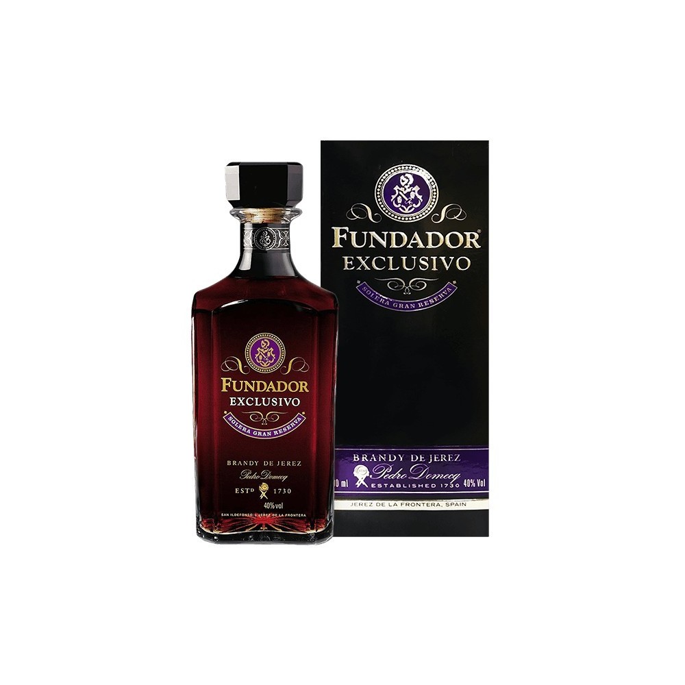 Brandy Fundador Exclusivo, 40% alc., 0.7L, Spania