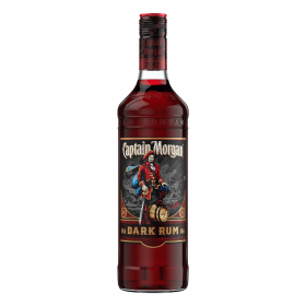 Black rum Captain Morgan Jamaica, 40% alc., 0.7L