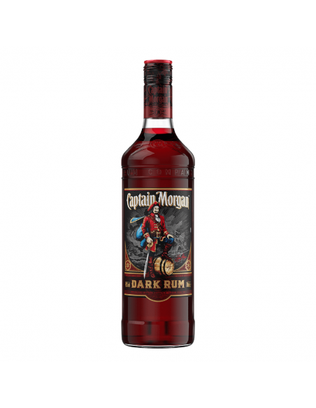 Rom negru Captain Morgan Dark, 40% alc., 0.7L