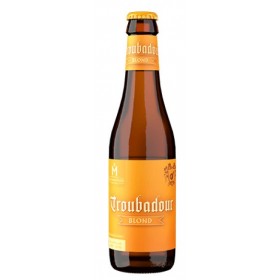 Bere blonda, nefiltrata Troubadour, 6.5% alc., 0.33L, Belgia