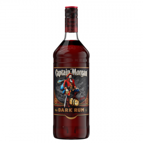 Rom negru Captain Morgan Dark Rum, 40% alc., 1L, Jamaica