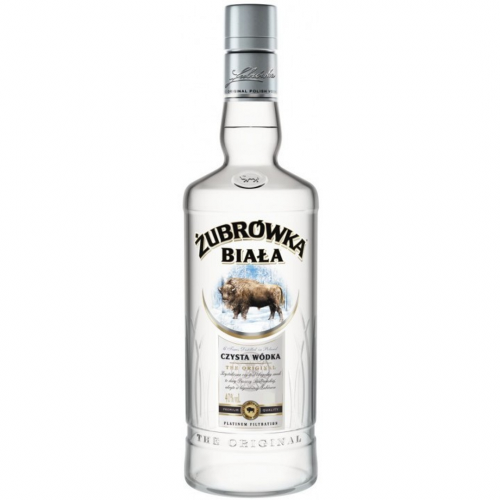 Vodca Zubrowka Biala, 0.7L, 37.5% alc., Polonia