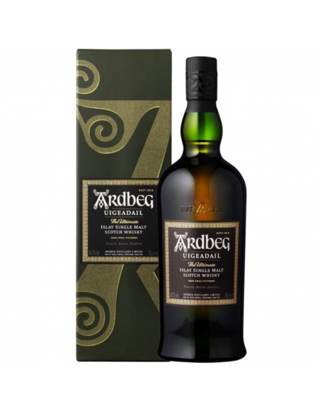 Ardbeg Uigeadail Islay Single Malt Whisky, 0.7L, 54.2% alc., Scotland