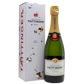 Taittinger Brut Reserve Champagne + gift box, 0.75L, 12% alc., France