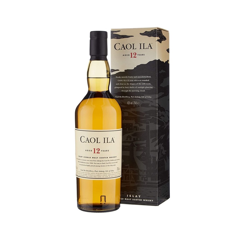 Whisky Caol Ila Islay Single Malt + cutie, 0.7L, 43% alc.,12 ani, Scotia