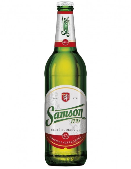 Bere blonda Samson 1795 Original Czech Lager, 4.7% alc., 0.5L, Cehia