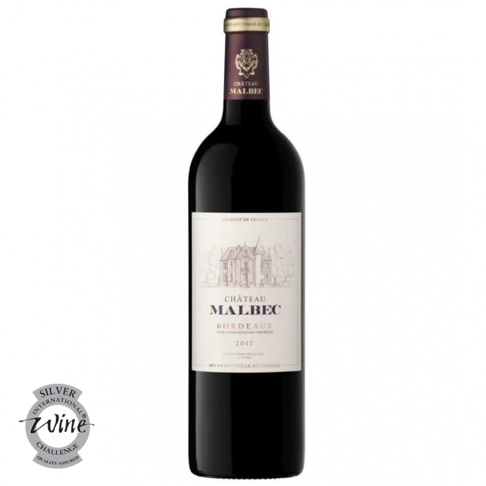 Vin rosu sec, Chateau Malbec Bordeaux, 13.5% alc., 0.75L, Franta