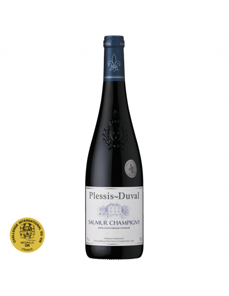 Vin rosu sec, Cabernet Franc, Plessis Duval Saumur-Champigny, 0.75L, 12.5% alc., Franta