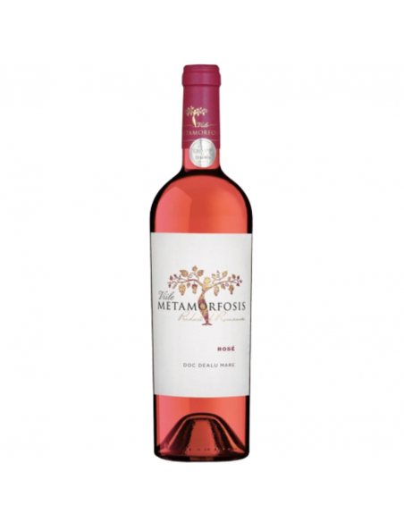 Vin roze sec Viile Metamorfosis DOC, 0.75L, 13.5% alc., Romania