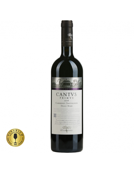 Vin rosu sec, Cabernet Sauvignon, Viile Metamorfosis Cantus Primus, 0.75L, 14.5% alc., Romania