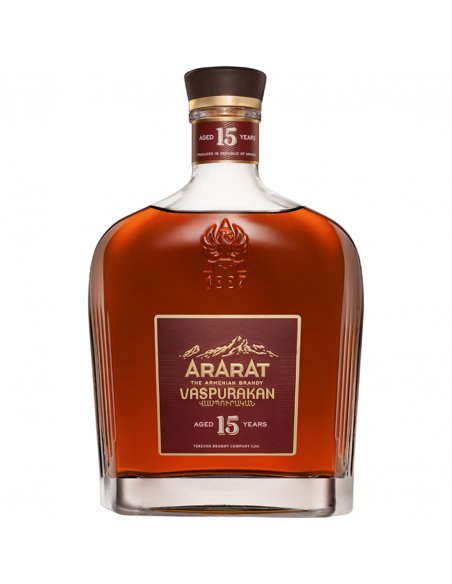 Brandy Ararat Vaspurakan, 40% alc., 0.7L, 15 ani, Armenia