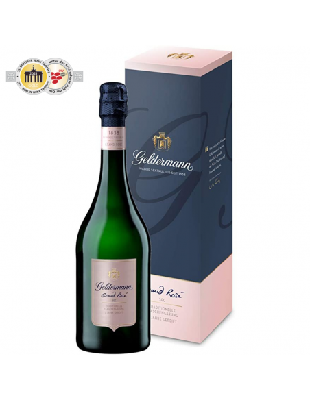 Geldermann Grand Dry Rose Sparkling Wine, 0.75L, 12% alc., Germany