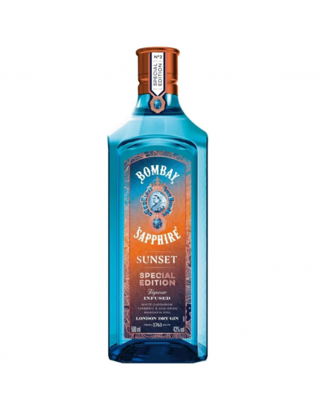 Bombay Sapphire Sunset Special Edition Gin, 43% alc., 0.5L, England