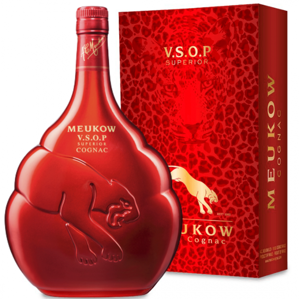 Coniac Meukow V.S.O.P Superior Red Edition, 40% alc., 0.7L, Franta