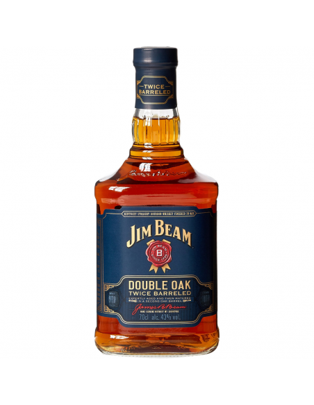 Whisky Bourbon Jim Beam Double Oak, 43% alc., 0.7L, USA