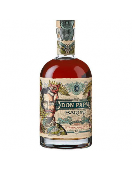 Rom negru Don Papa Baroko, 40% alc., 0.7L, Filipine