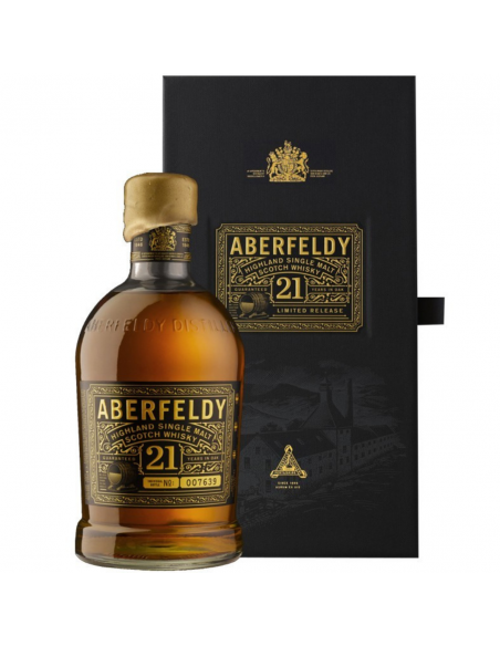 Whisky Single Malt Aberfeldy, 21 years, 40% alc., 0.7L, Scotland