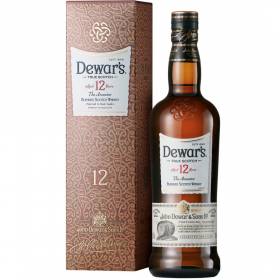 Whisky Blended Dewar's, 12 years, 40% alc., 0.7L, Scotland