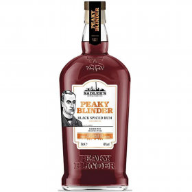 Rom negru Sadler's Peaky Blinder Black Spiced, 40% alc., 0.7L