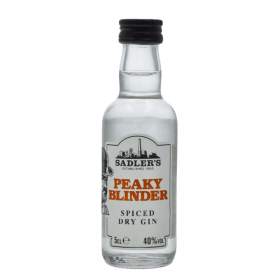 Gin Sadler's Peaky Blinder Spiced Dry, 40% alc., 0.05L, Marea Britanie