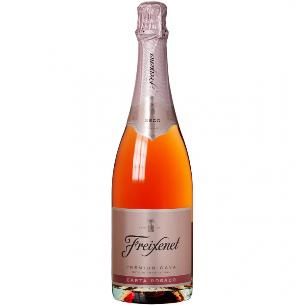 Vin spumant roze sec Freixenet Premium Cava Carta Rosado, 12% alc., 0.75L, Spania