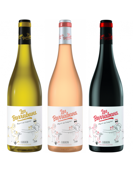 Les Barrabans Luberon French Wine Delight Pack