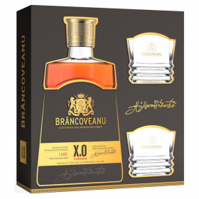 Brancoveanu XO Vinars + 2 Glasses, 40% alc., 0.7L, Romania