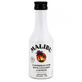 Lichior Malibu, 21% alc., 0.05L, Spania