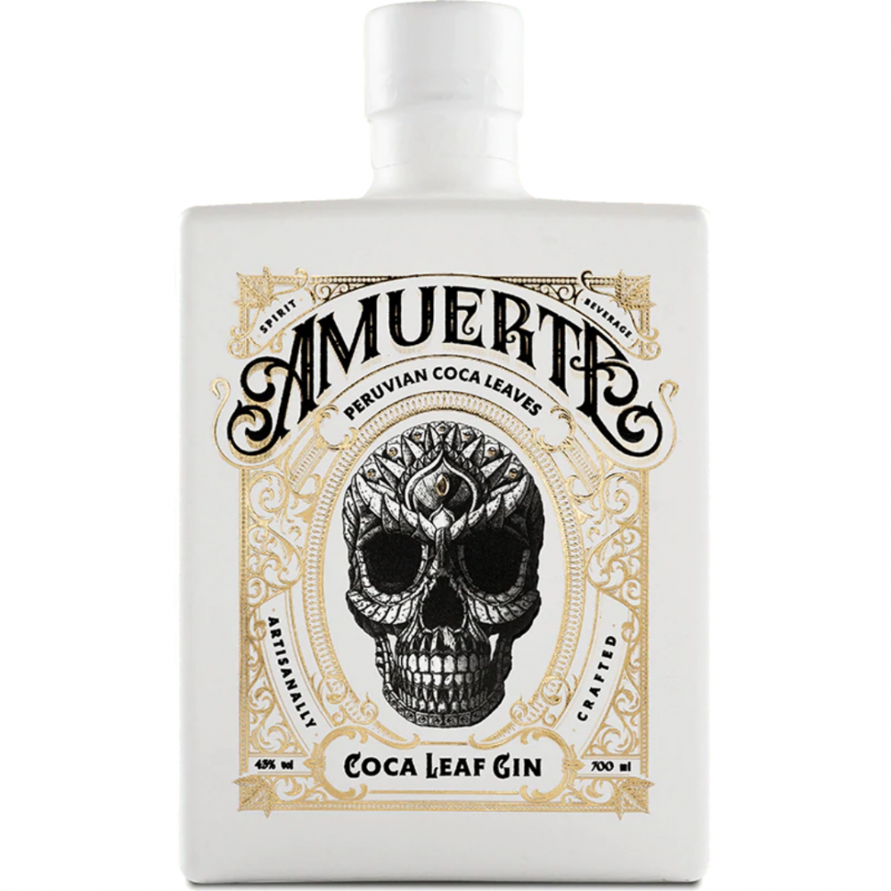 Gin Amuerte Coca Leaf White Edition, 43% alc., 0.7L, Belgia