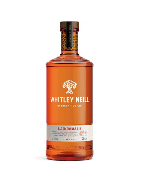 Gin Whitley Neill Blood Orange, 43% alc., 0.7L, Anglia