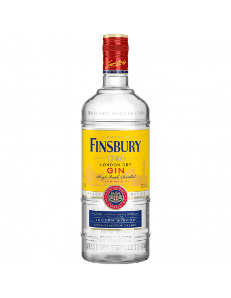 Gin Finsbury London Dry, 37.5% alc., 0.7L, Anglia