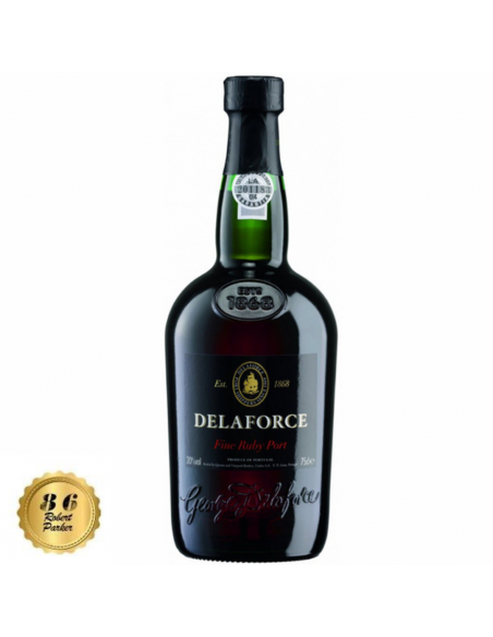 Porto red wine portosec, Delaforce Fine Ruby Porto, 0.75L, 20% alc., Portugal