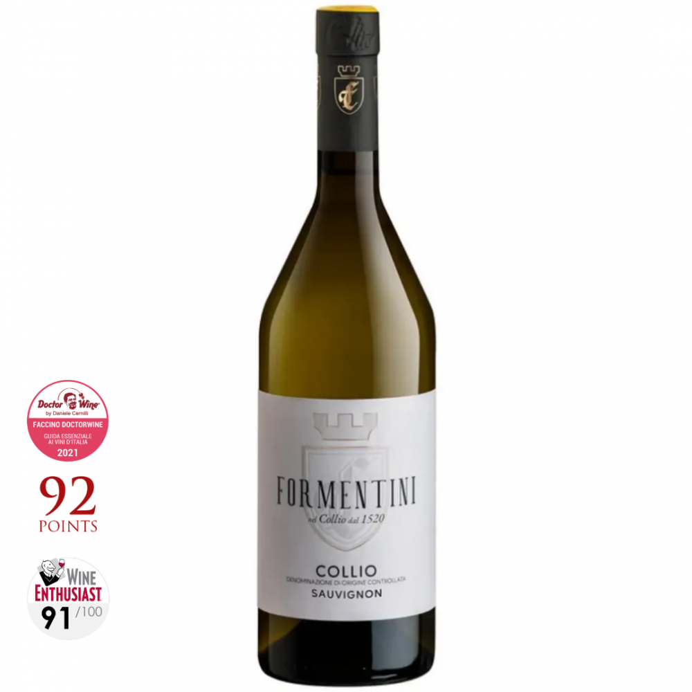 Vin alb sec, Sauvignon, Conti Formentini Collio, 13.5% alc., 0.75L, Italia