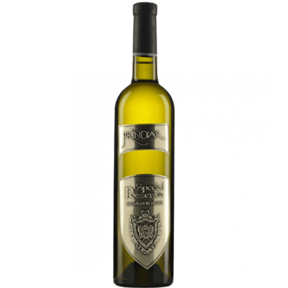 Vin alb sec, Sauvignon Blanc, Princiar Special Reserve, 0.75L, 13% alc., Romania