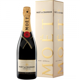 Champagne Moet & Chandon Imperial Brut + cutie, 0.75L, 12% alc., France