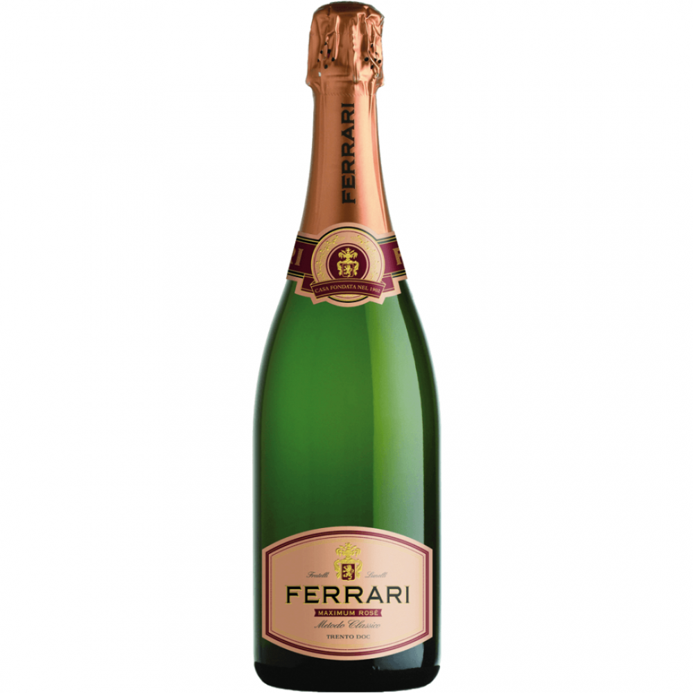 Sampanie Ferrari Maximum Rose Brut Trento, 0.75L, 12.5% alc., Italia