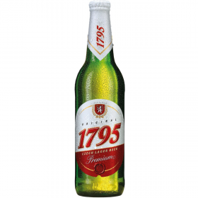 Bere blonda 1795 Czech Lager Premium, 4.7% alc., 0.5L, Cehia