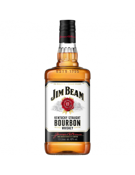 Whisky Bourbon Jim Beam White Label, 40% alc., 1.5L, USA