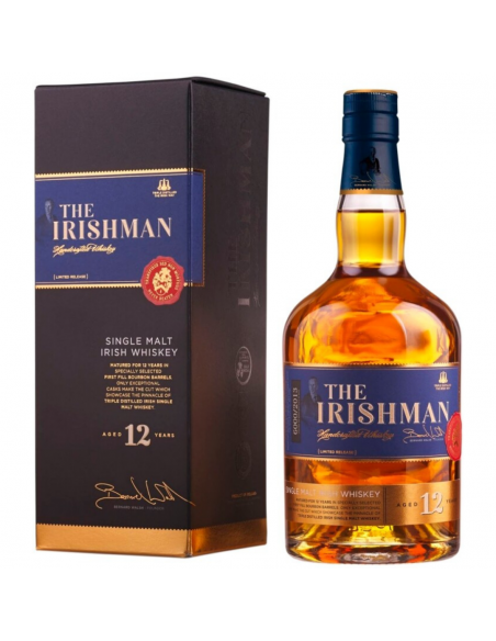 Whisky Single Malt The Irishman, 12 years, 43% alc., 0.7L, Ireland