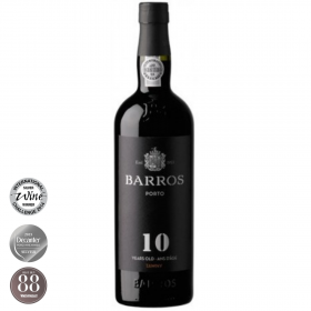 Porto red blended wine, Barros Tawny, 10 years, 0.75L, 20% alc., Portugal