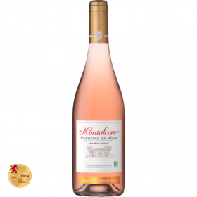 Vin roze sec Montalcour Costieres de Nimes, 0.75L, 13% alc., Franta