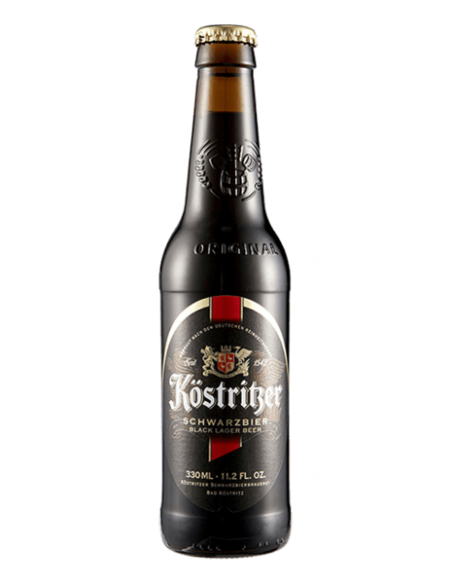 Bere neagra, filtrata Kostritzer, 4.8% alc., 0.33L, Germania