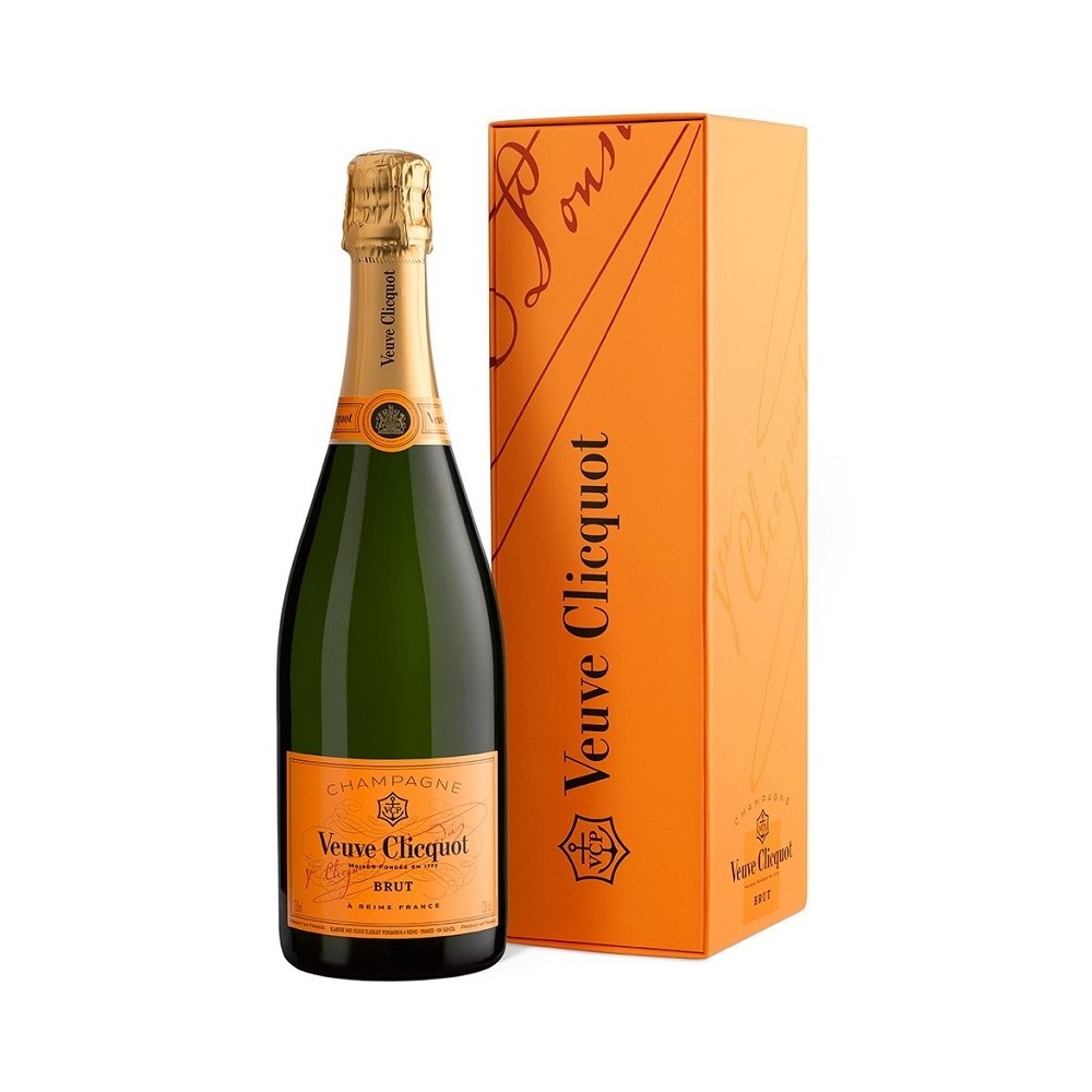 Sampanie Veuve Clicquot Brut + cutie, 0.75L, 12% alc., Franta