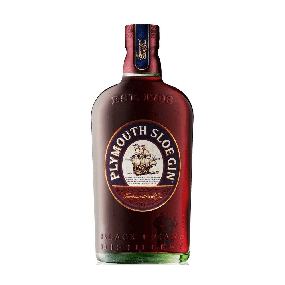 Gin Plymouth Sloe, 26% alc., 0.7L, Anglia